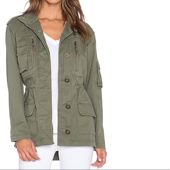 Sam Edelman Army Green Military Jacket - Picture 1 of 8